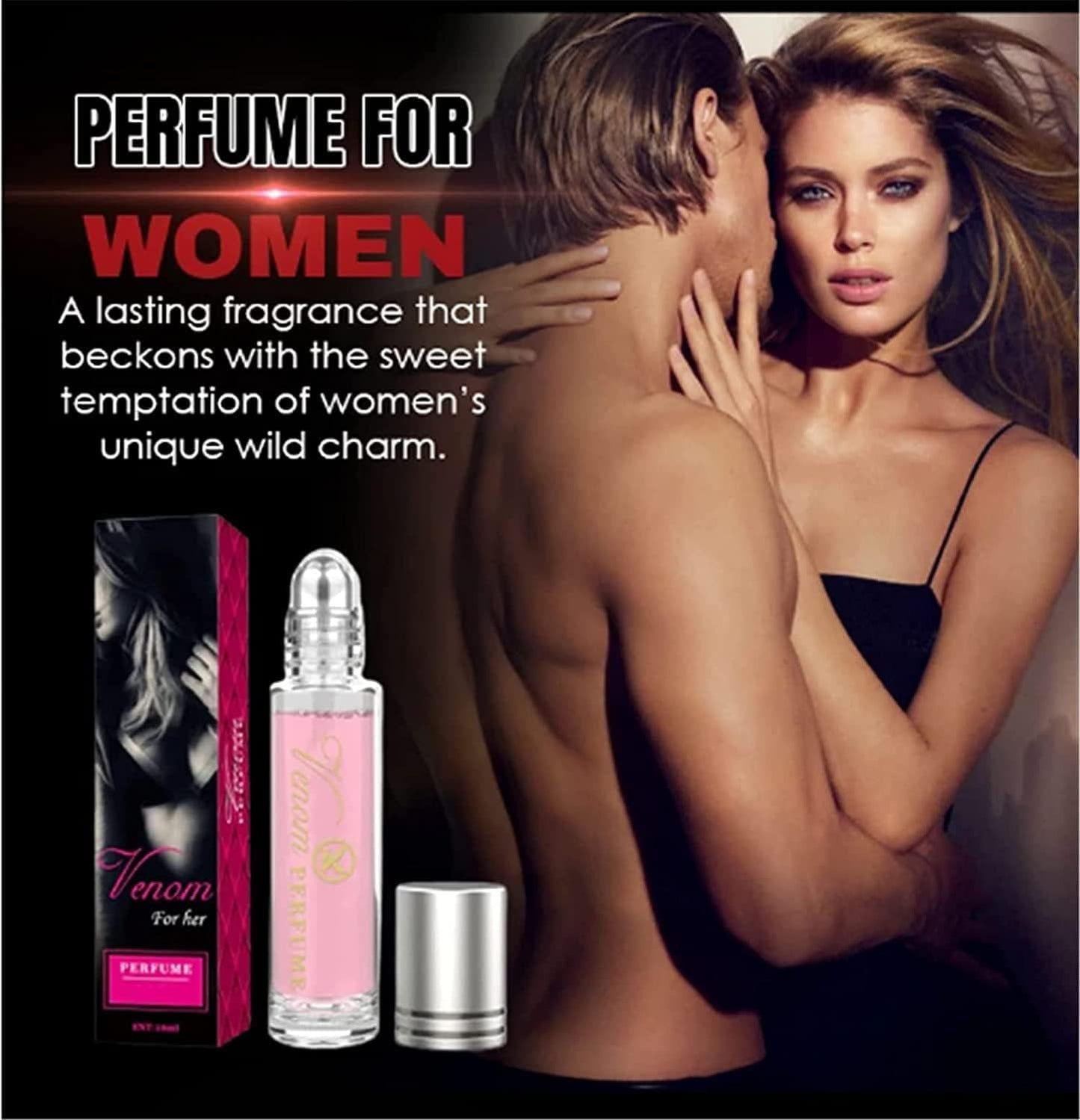 Phero Perfume, Pherume Oil Perfume, Aphrodite Phero Perfume, Pheromone Oil for Women To Attract Men - Roll On Pure Instinct, Venom Perfume for Woman, Pharamon Perfume (For Women (Attract Him))